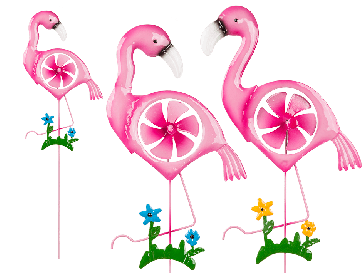 Flamingó kerti dekoráció