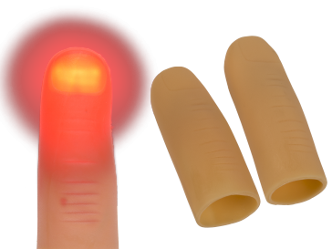 Glow finger (incl. battery) ca. 6 cm