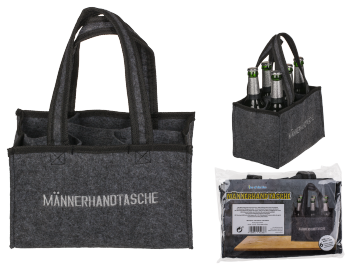 Grey- felt bag