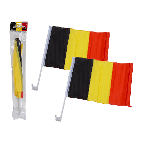 Belgium car flag