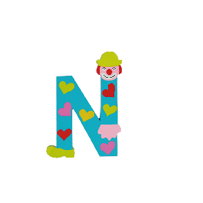 Wooden Letter N