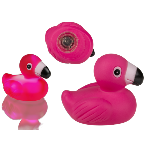 Pink Bathing Flamingo with colour changing LED (incl. battery) ca. 7