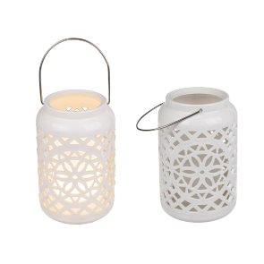 Lantern with handle & LED candle