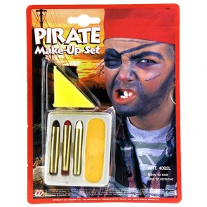 Farby na tvár - pirát