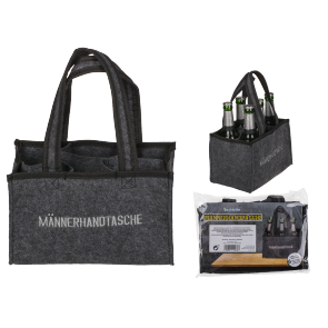 Grey- felt bag