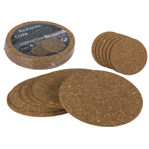 Cork coasters