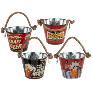 Metal Beer Bucket with Bottle Opener