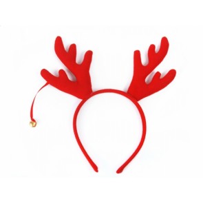 Headband Reindeer, red, 1piece