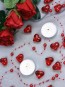 Crystal hearts, red, 21mm, 1pack