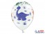 Balloons 30cm, Dinosaurs, Pastel Pure White, 6pcs