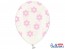 Balloons 30cm, Flowers, Crystal Clear, 6pcs